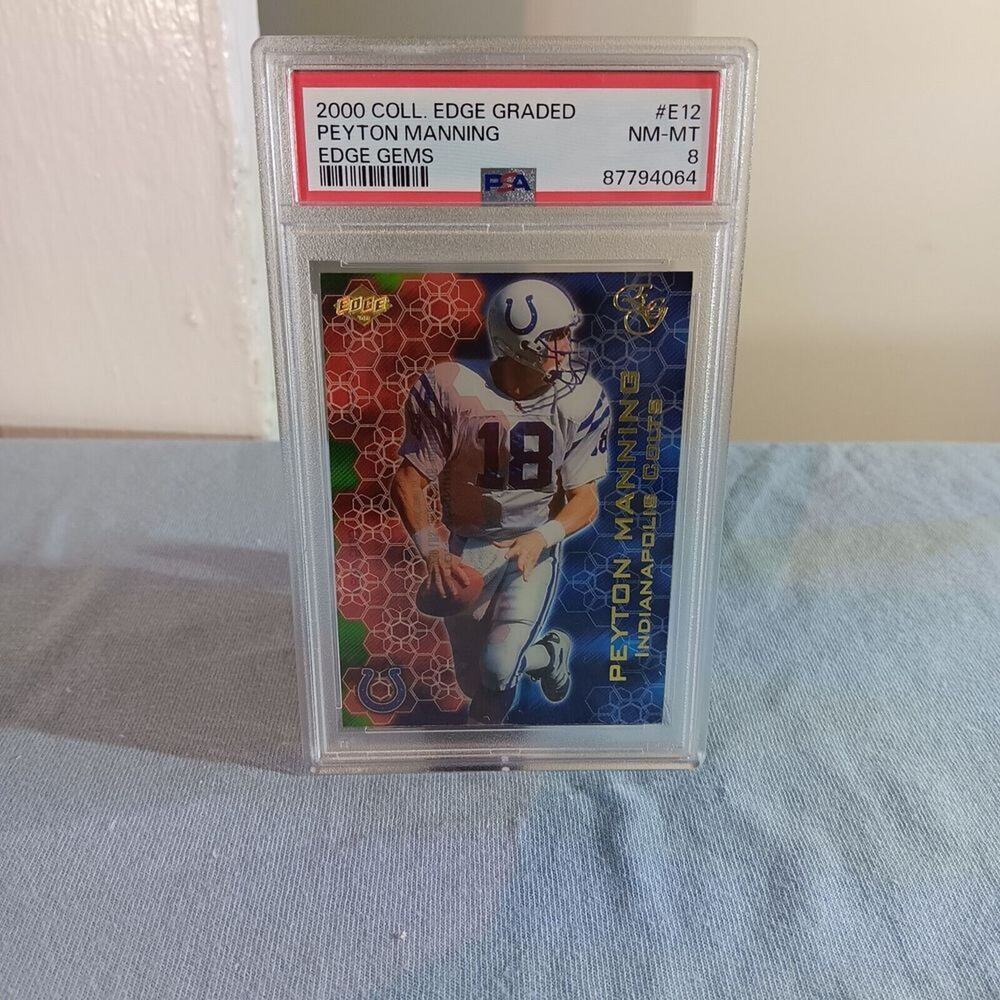 2000 Collector's Edge Graded inset set GEMS #12 Peyton Manning 182/500 POP 2